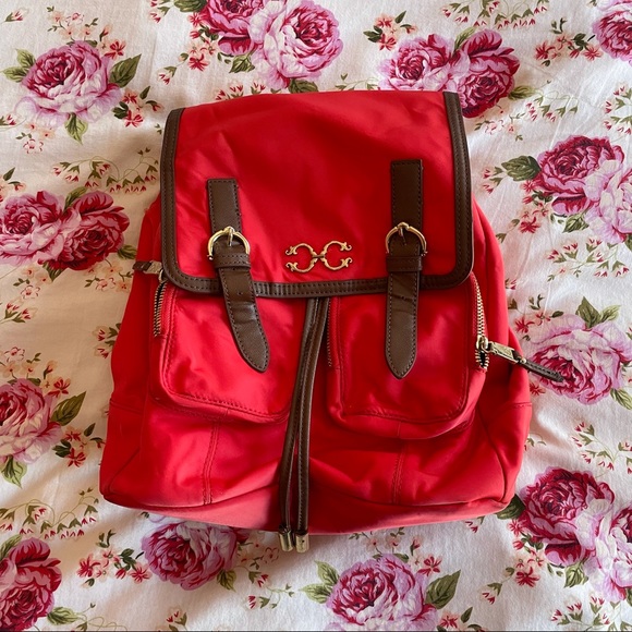 C. Wonder Handbags - 2/$45 C Wonder- Bright Coral Orange Mini Backpack